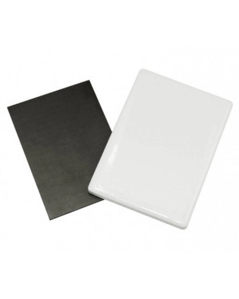 Pack 2x Azulejo Premium Magnetizado Branco 5x7 cm p/ sublimação