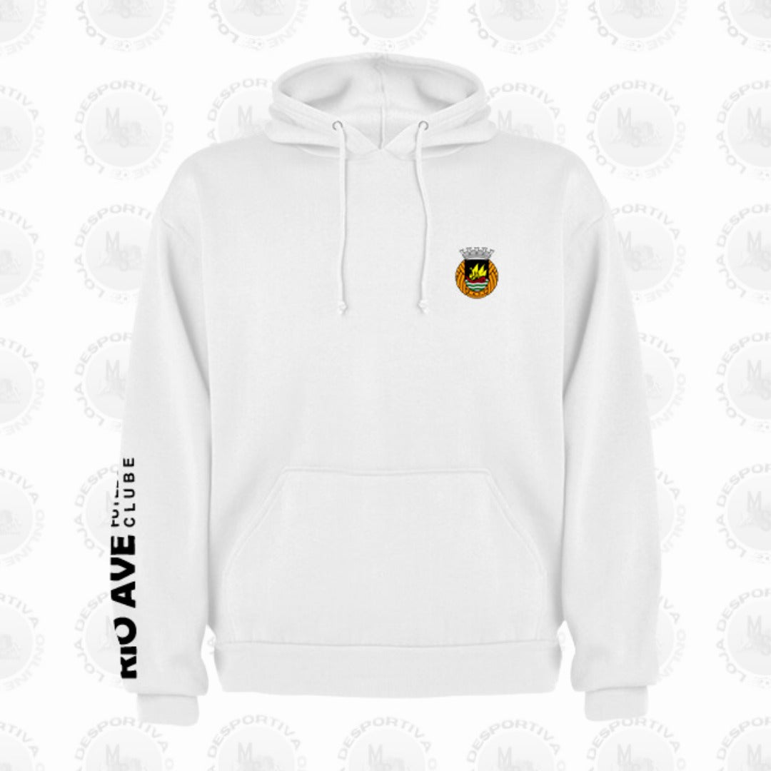 Rio Ave- Sweat-shirt com capuz - Branca