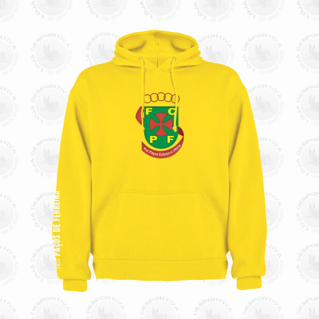 Paços de Ferreira - Sweat-shirt com capuz - Amarela