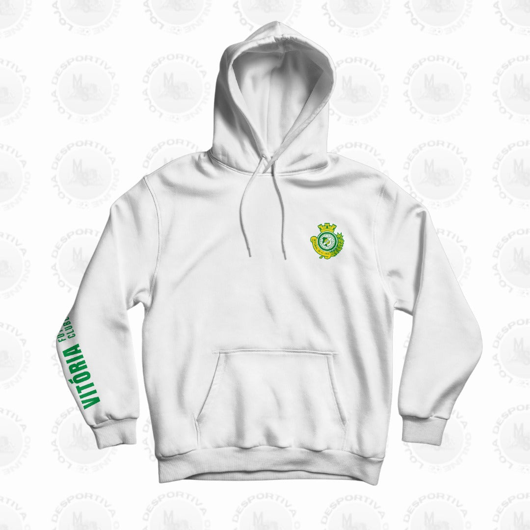 Vitória - Sweat-shirt com capuz - Branca