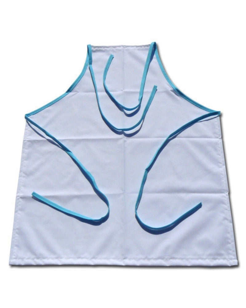 Avental de Cozinha Premium c/ Bordo Azul Turquesa para sublimação