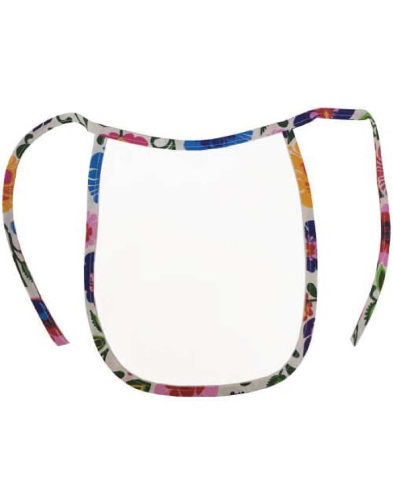 Babete Infantil Premium c/ Bordo Floreado Claro para sublimação