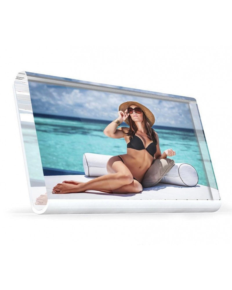 Vidro 200 x 117 x 20 mm para personalizar com foto por sublimação - bordos arredondados