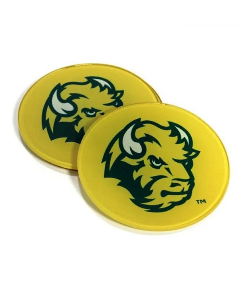 Pack 3x Base para copos redonda em vidro temperado para sublimação - diâmetro 10 cm