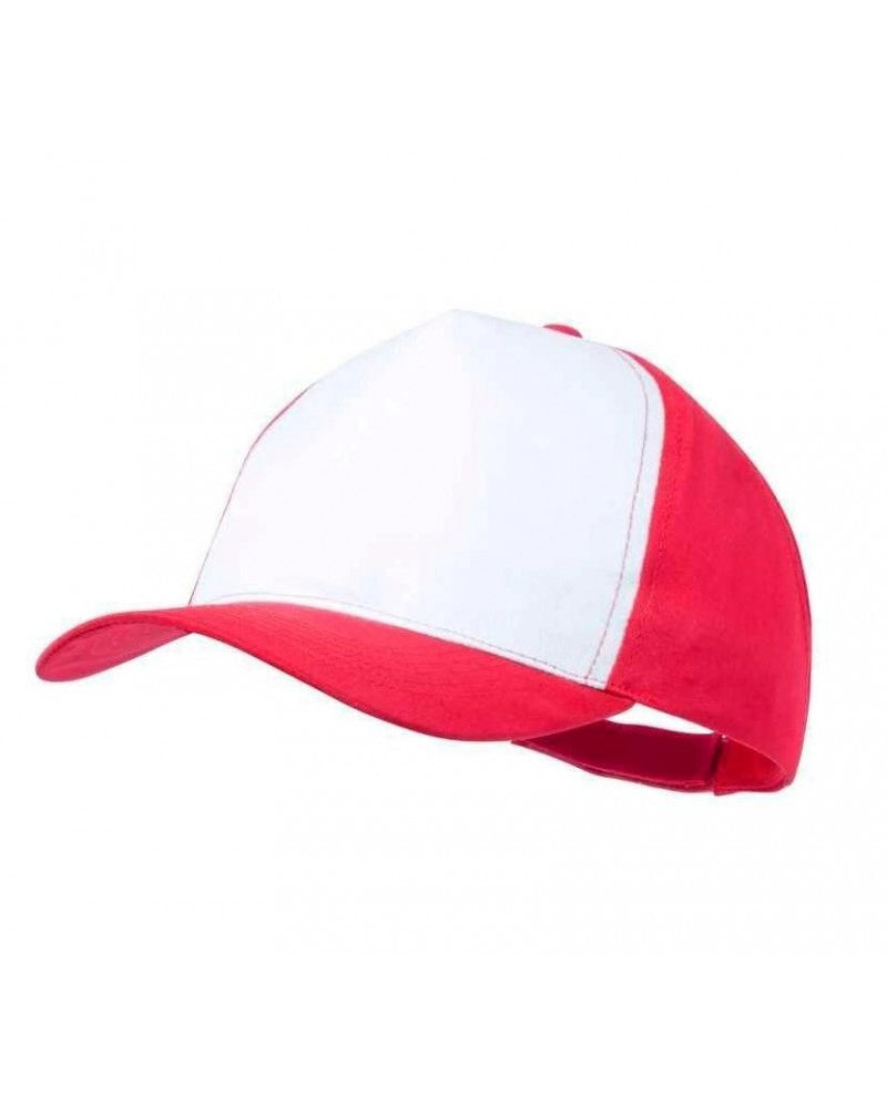 Boné em poliéster para sublimação com malha traseira colorida
