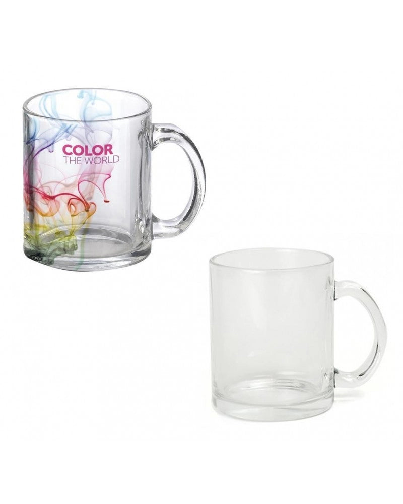 Pack 3x Caneca em Cristal transparente  11oz para sublimação