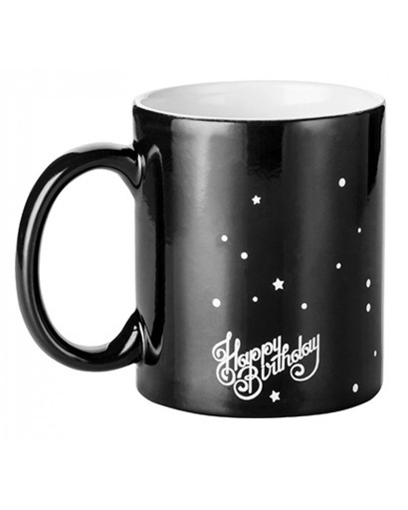 Caneca Mágica com Mensagem "Happy Birthday" para Sublimação