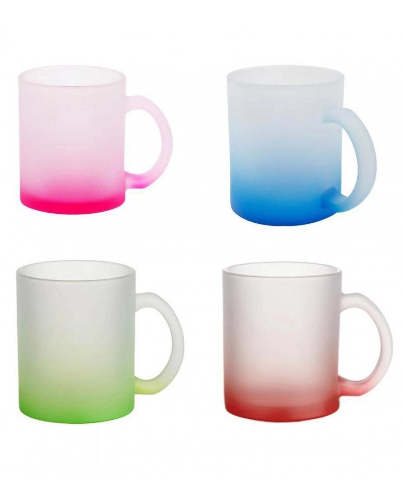 Caneca com Degradê em Cristal translúcido 11oz