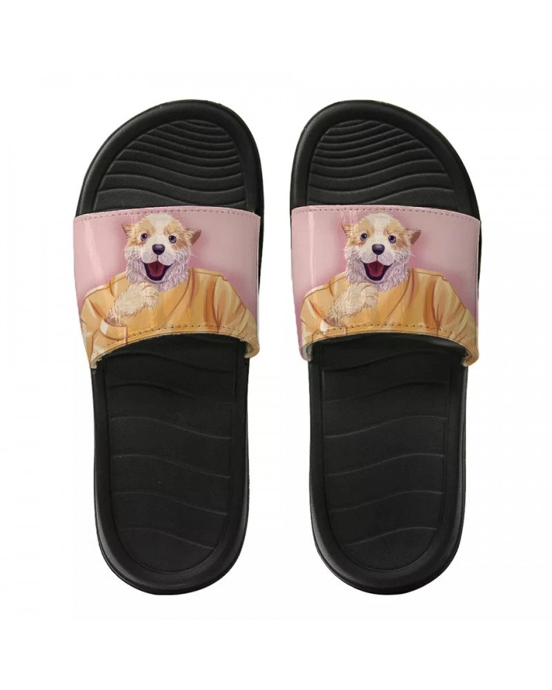 Chinelos para Adulto em Preto para sublimar