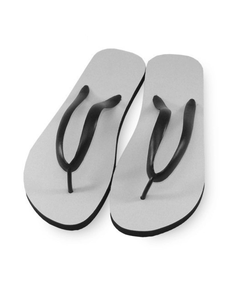 Chinelos de Praia Adulto em PRETO para sublimar