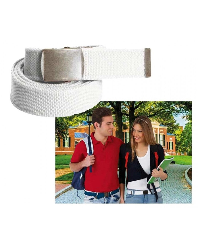 Cinto em Poliéster para sublimação com fivela metálica