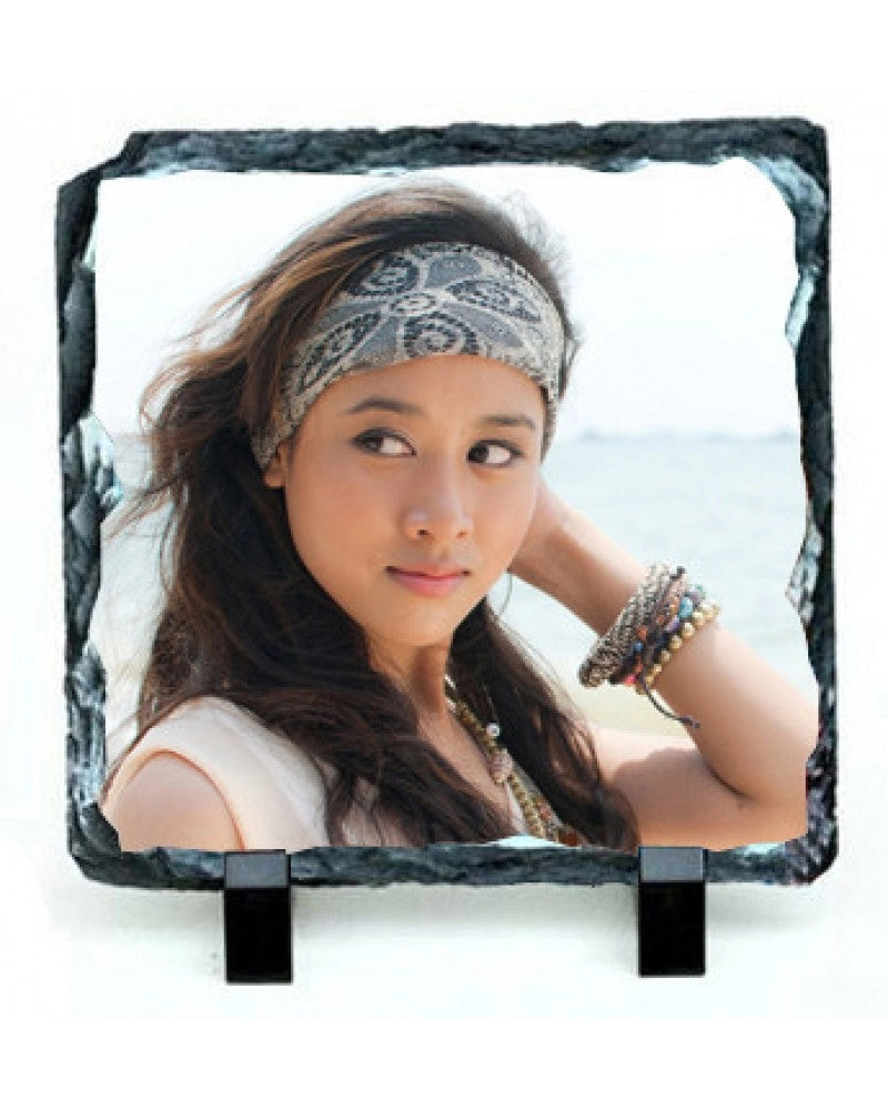 Pedra 20 x 20 cm Brilhante Personalizável c/ Foto por Sublimação