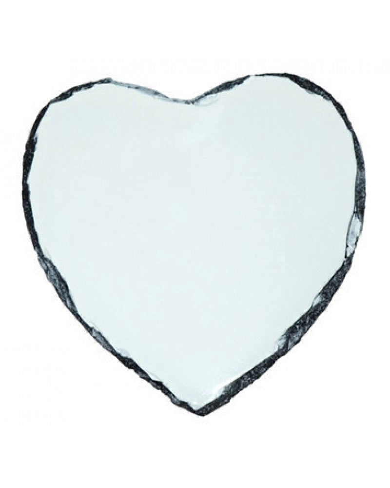 Pedra 15 x 15 cm. Forma Coração p/ Personalizar c/ Foto por Sublimação