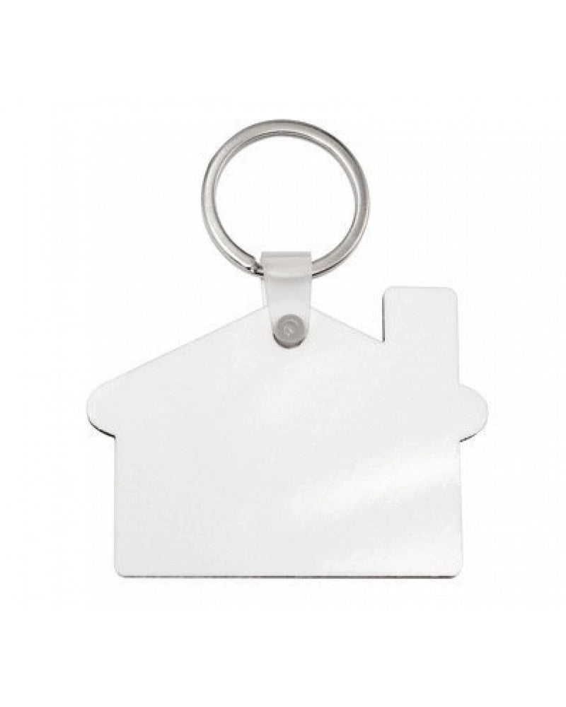 Porta-chaves em MDF Casa para sublimação