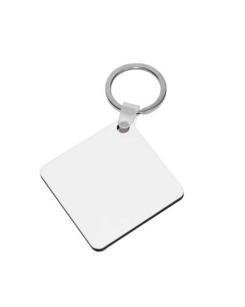 Porta-chaves em MDF Quadrado para sublimação