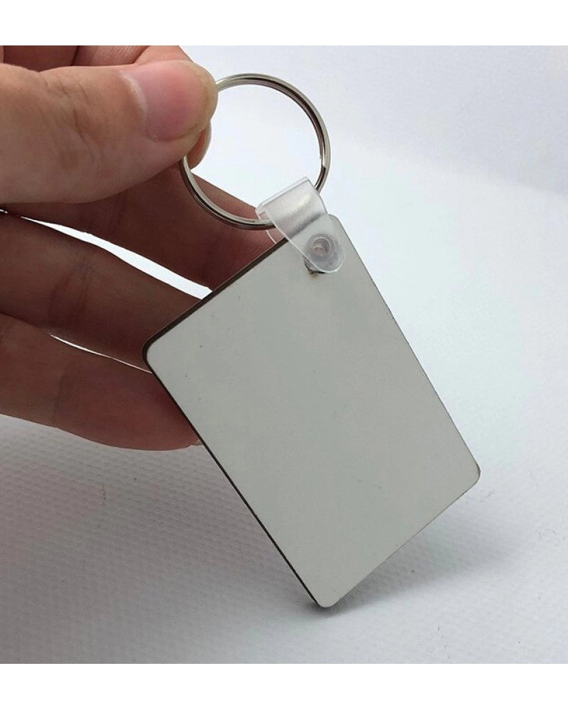 Porta-chaves em MDF Dupla Face 4 x 6 cm para sublimação