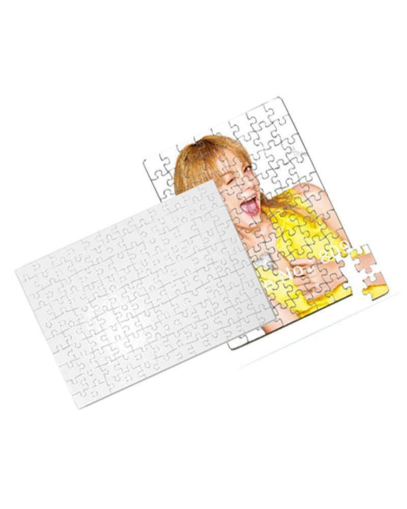 Puzzle 13 x 18 cm magnético branco para sublimação - 63 pcs