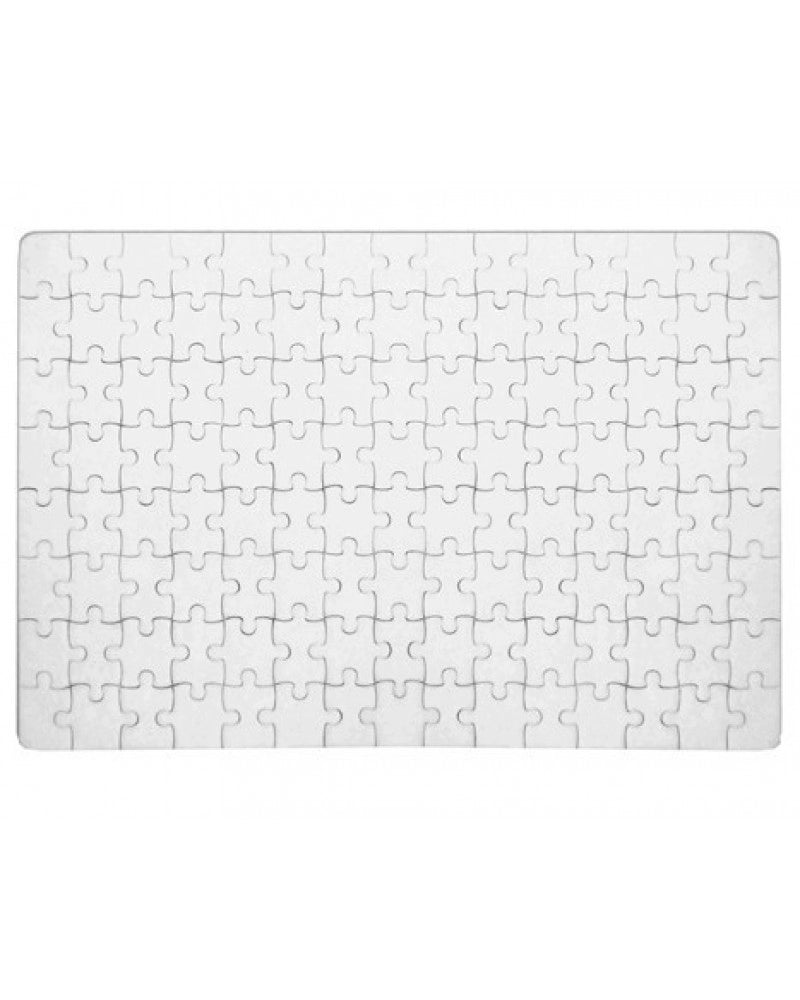 Puzzle 18,3 x 27,7 cm magnético branco para sublimação - 126 pcs