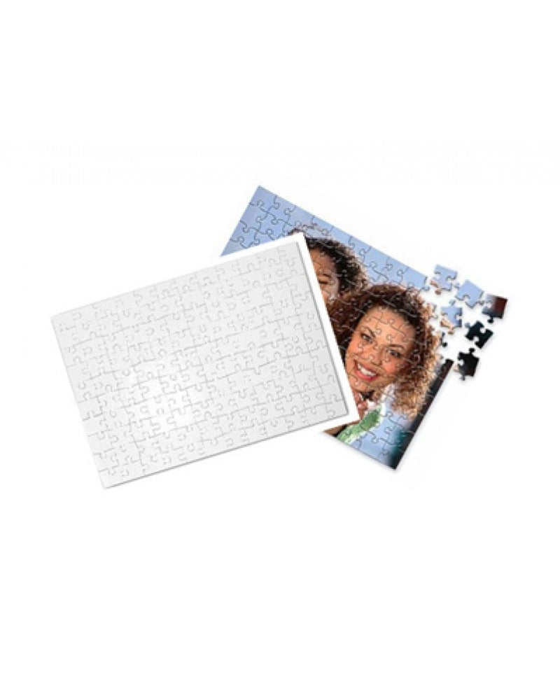 Puzzle 18 x 27 cm branco brilhante para sublimação - 126 pcs