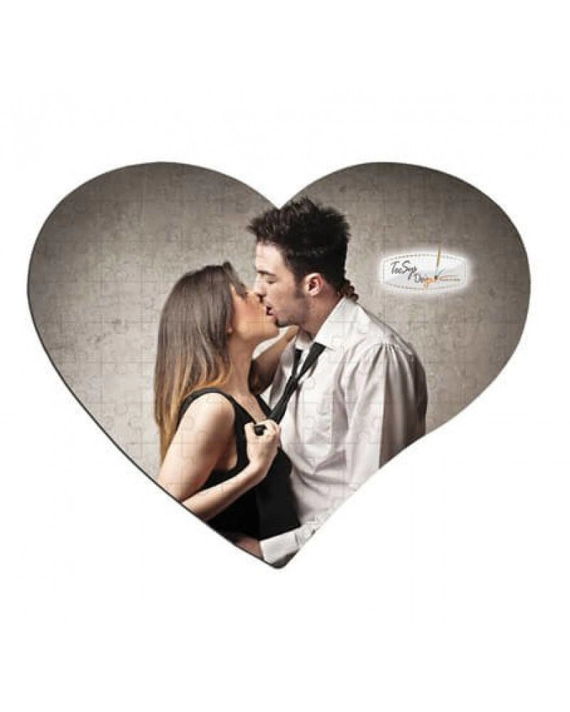 Puzzle Coração Branco para Sublimação - 108 pcs, A4