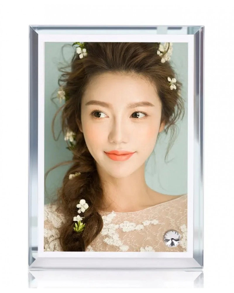 Vidro 180 x 230 x 5 mm c/ Bordo Bisselado p/ personalizar com foto por sublimação