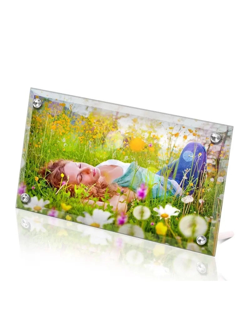Vidro 30 x 16 cm c/ Bordo Bisselado p/ personalizar com foto por sublimação